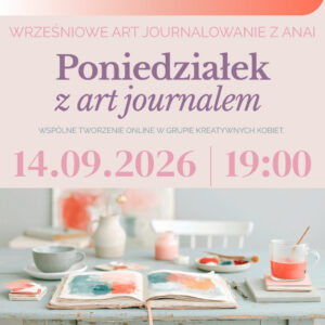 Poniedziałek z art journalem - 14.09 godz. 19:00